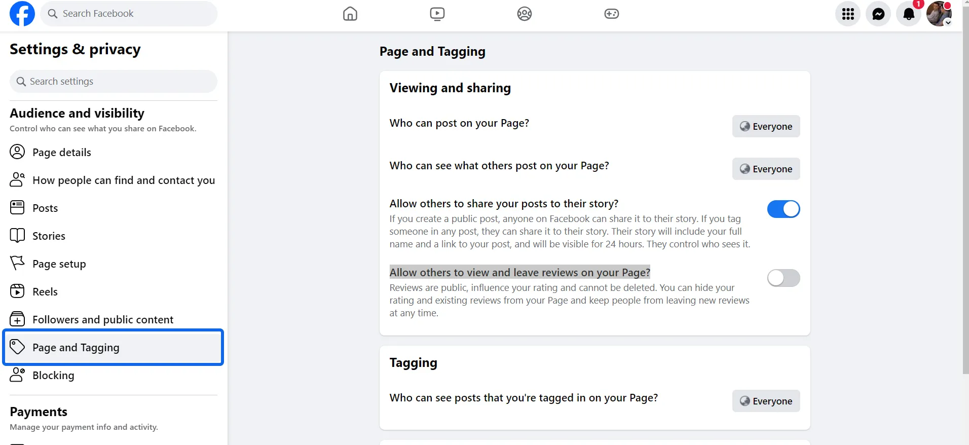 Page and Tagging Page and Tagging