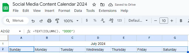 weekdays to be displayed weekdays to be displayed