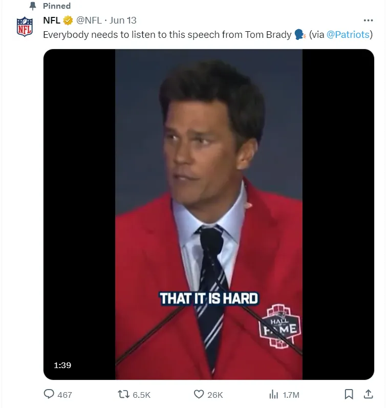 NFL Twitter pinned tweet NFL Twitter pinned tweet
