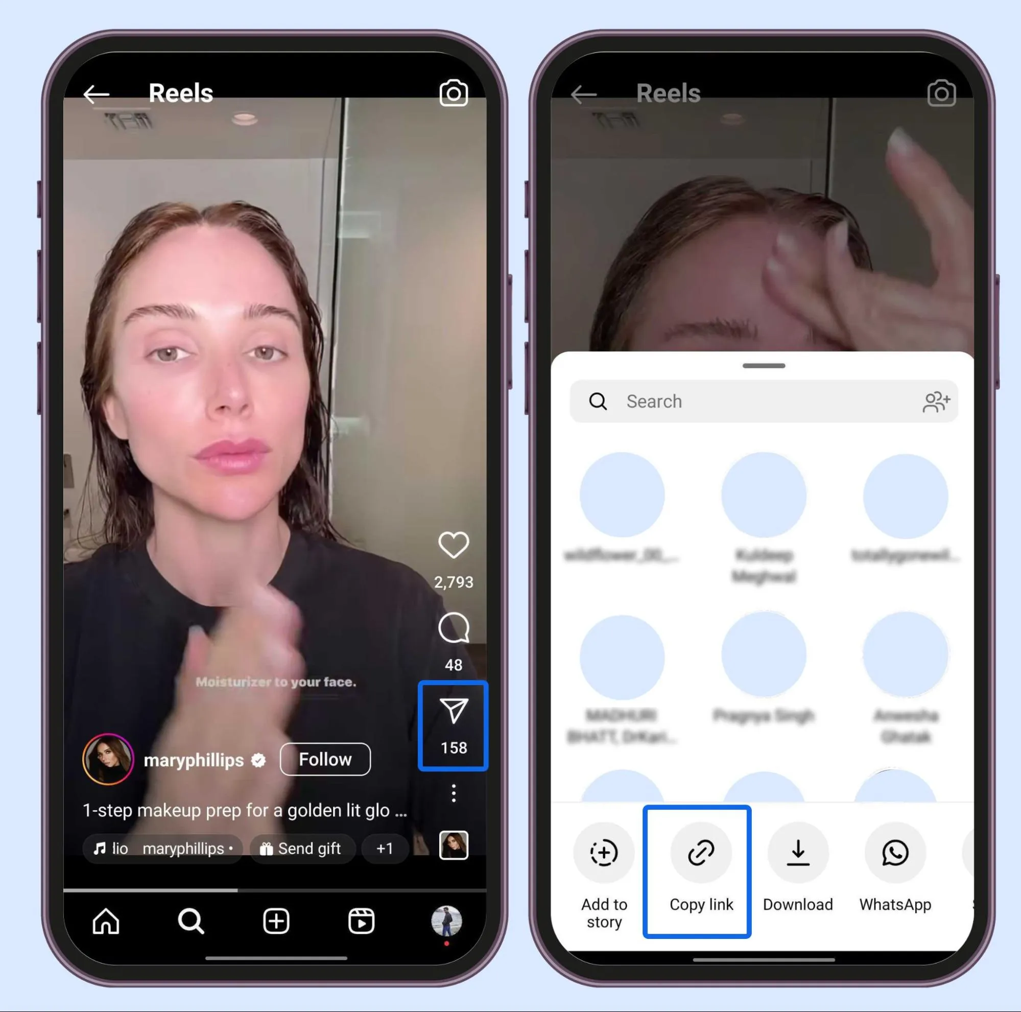 copying Instagram reels link to repost copying Instagram reels link to repost