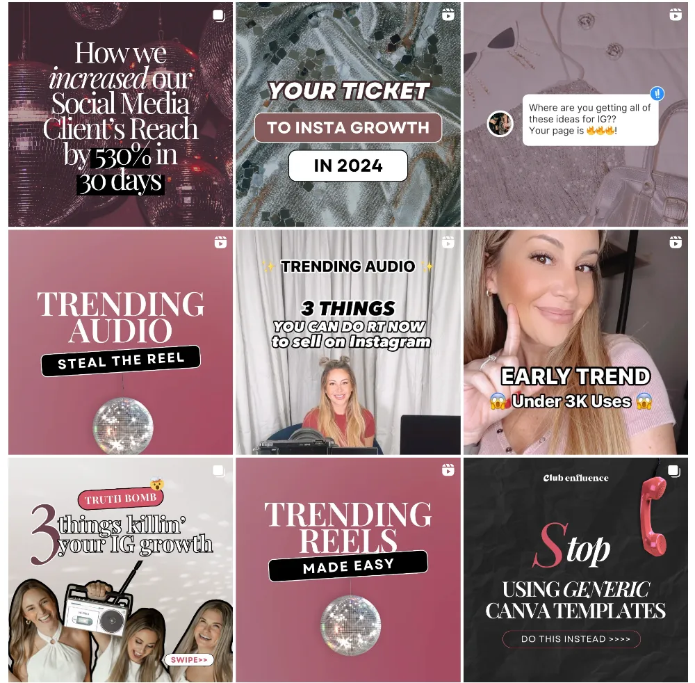 Instagram profile of Enfluence Marketing Instagram profile of Enfluence Marketing
