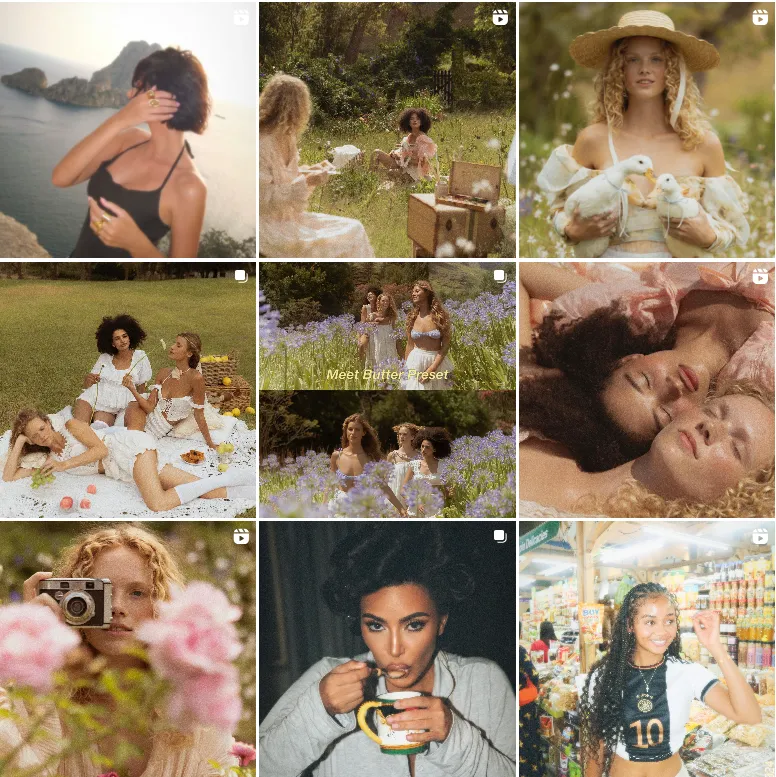 Instagram feed of Teeza Instagram feed of Teeza