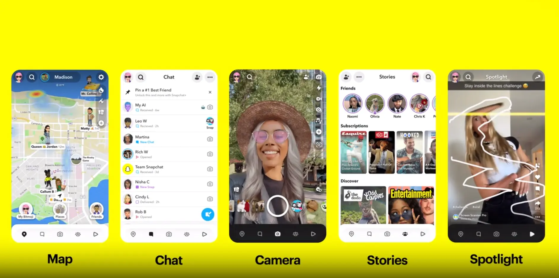 Snapchat-features Snapchat-features