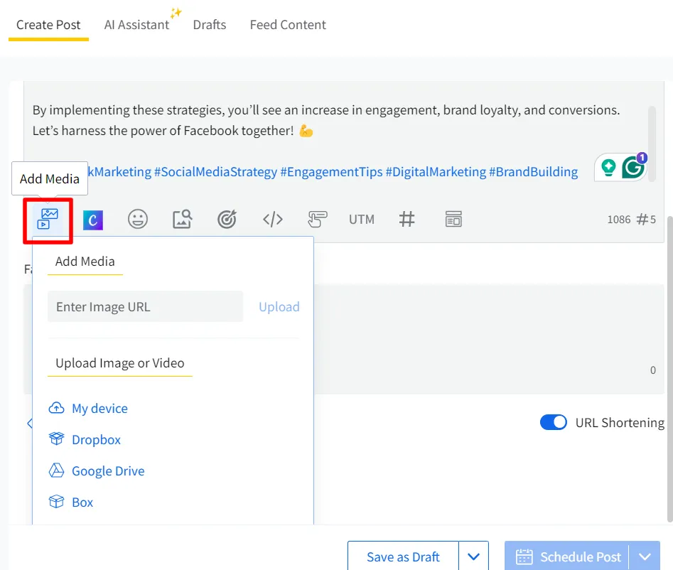 SocialPilot also supports Local Device Format SocialPilot also supports Local Device Format
