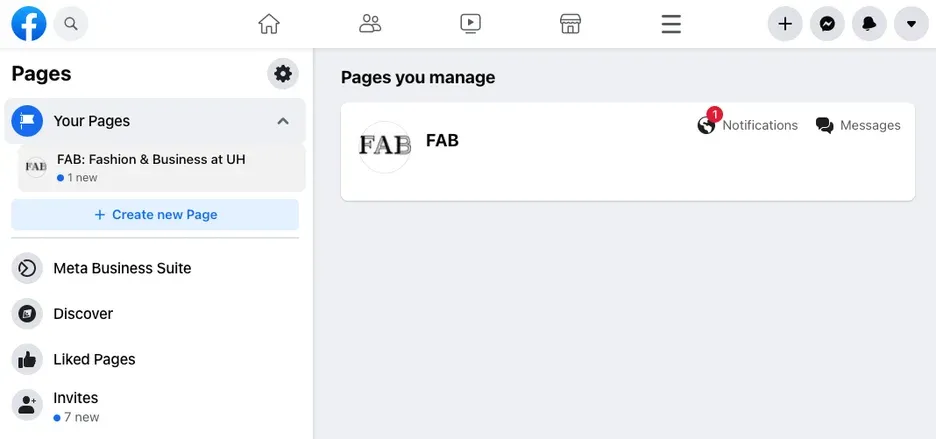 Facebook business page Facebook business page
