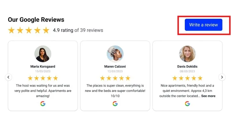 Google Review Widget Google Review Widget