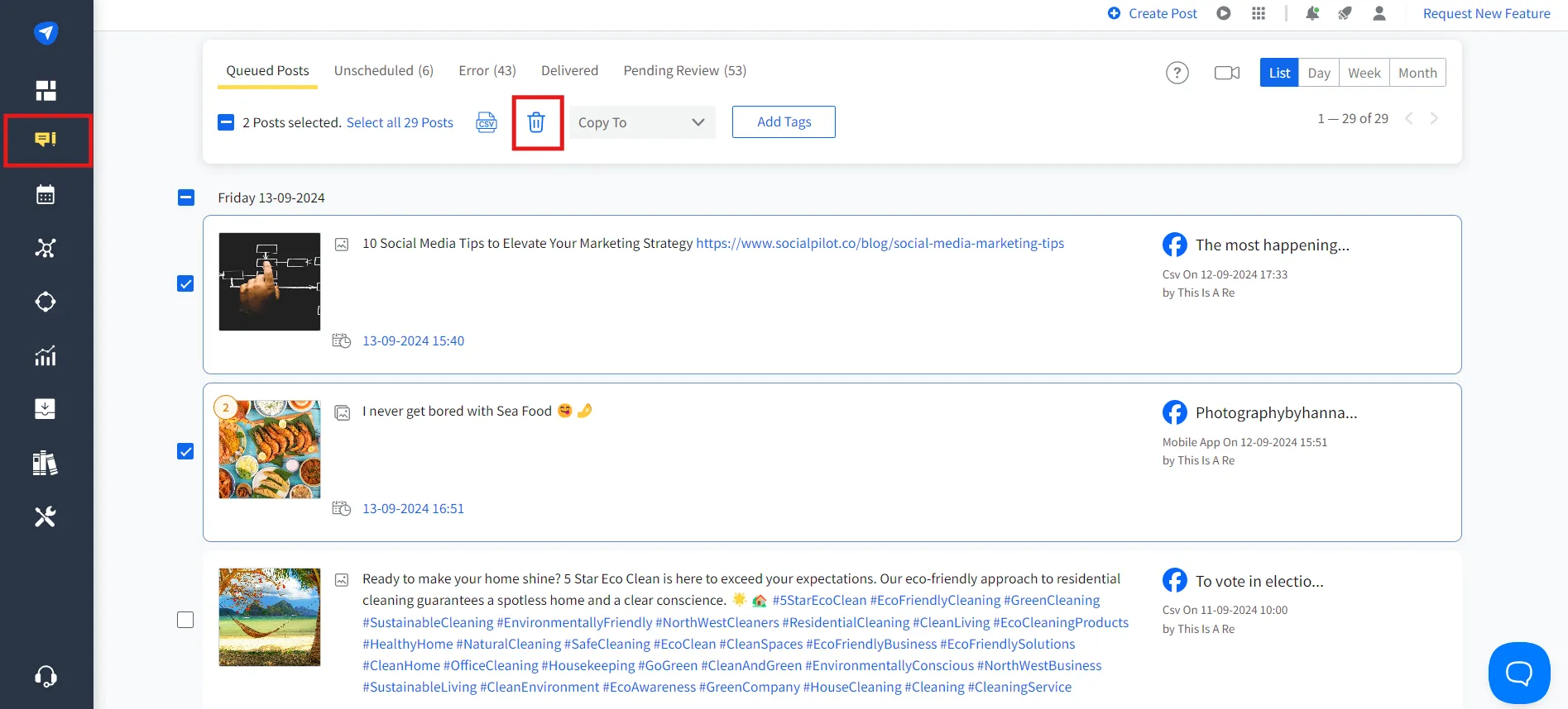 Delete Using Scheduling Tool Delete Using Scheduling Tool