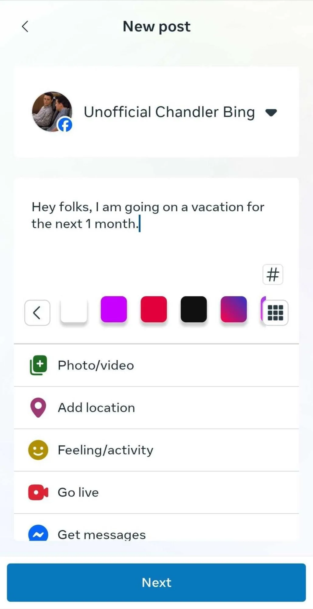Create Your Post Create Your Post