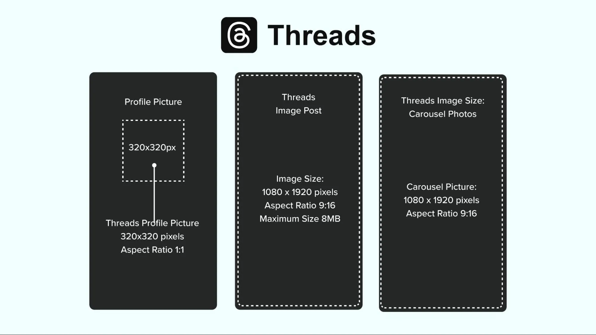 Instagram Threads Image size Instagram Threads Image size