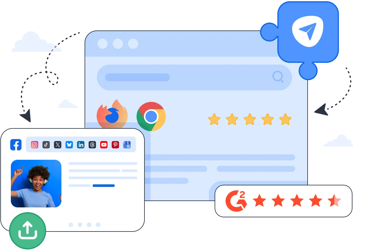 Social Media Presence Directly