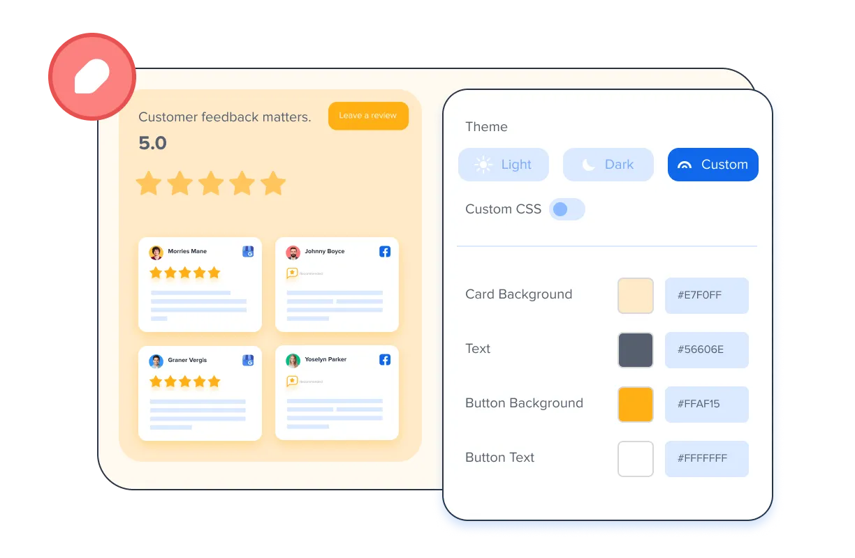 Integrate Seamlessly to Match Your Website Theme