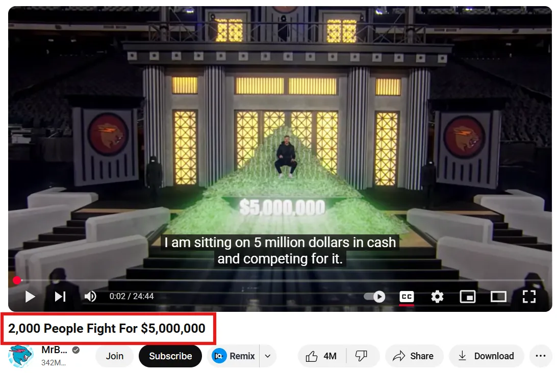 MrBeast YouTube Video MrBeast YouTube Video