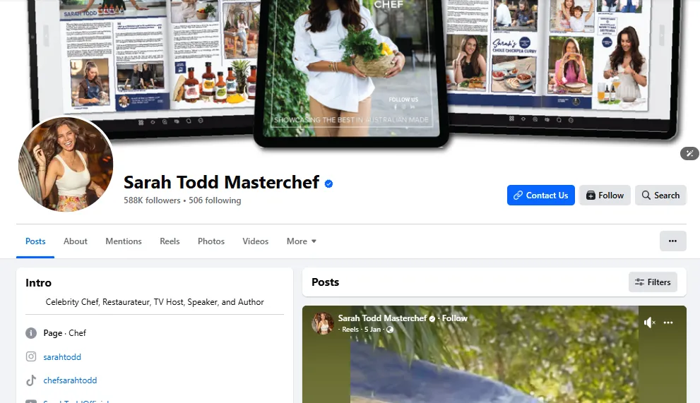Sarah Todd Masterchef Facebook Page Sarah Todd Masterchef Facebook Page