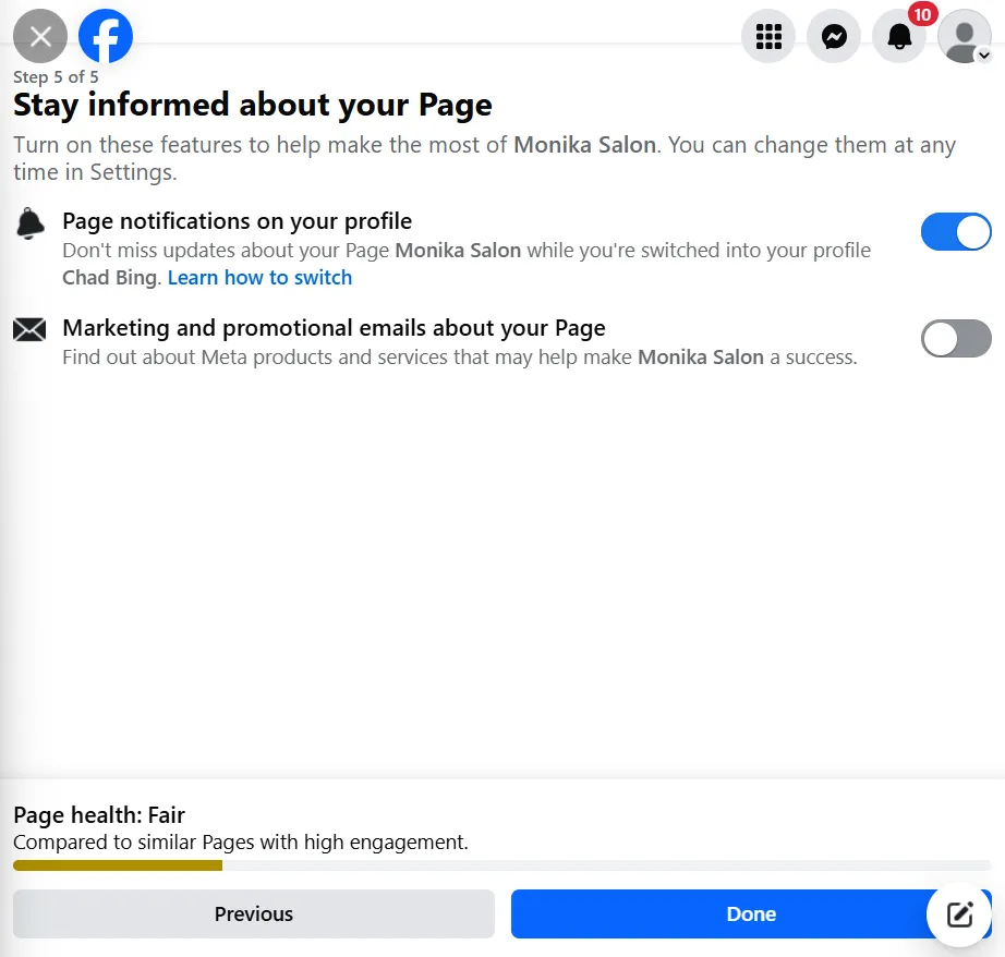 Set Notification Preferences Set Notification Preferences