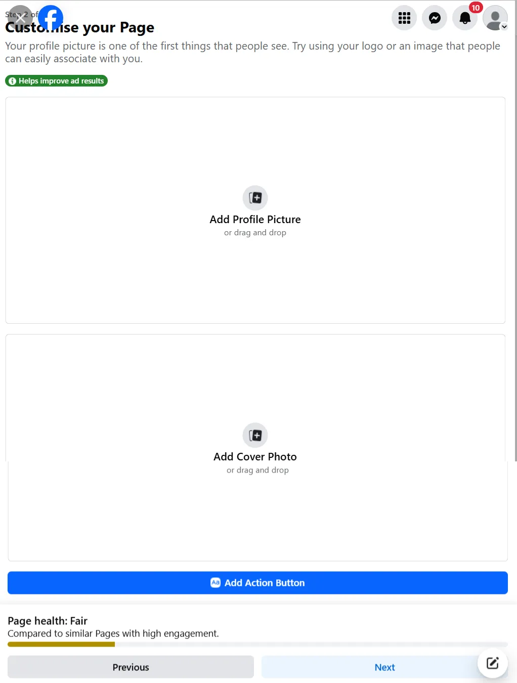 Upload Visual Elements and Add Action Butto Upload Visual Elements and Add Action Butto